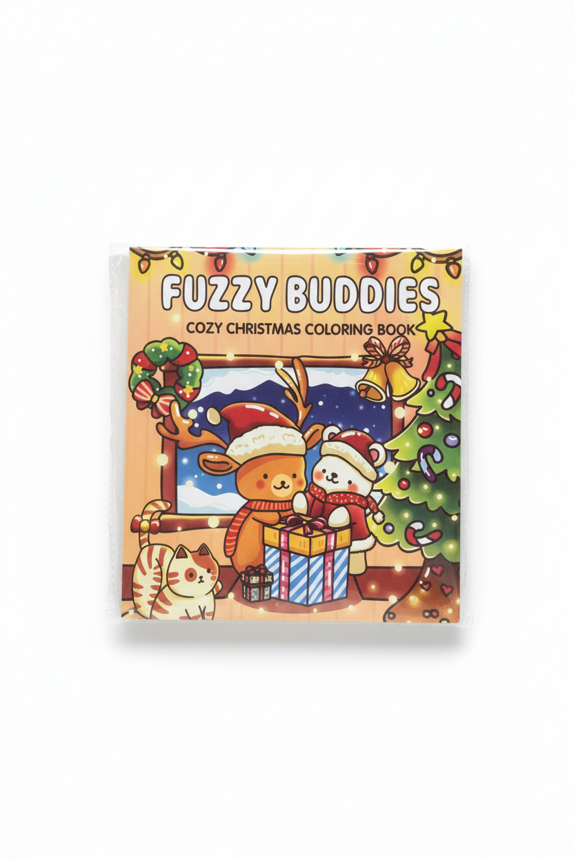 Fuzzy Buddies Cozy Christmas Coloring Book – Studio Photo