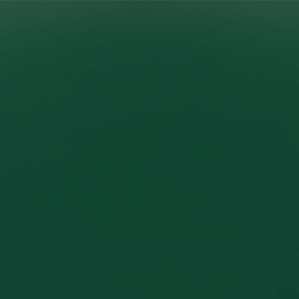 Dark green glossy vinyl sheet, 12x12 in square