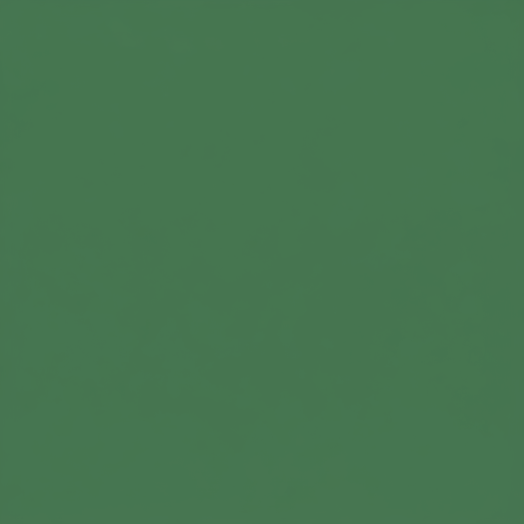 Dark green matte vinyl sheet, 12x12 inch square