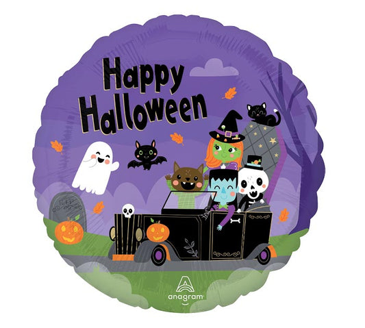 Foil Round Balloon Happy Halloween — Anagram 18 In