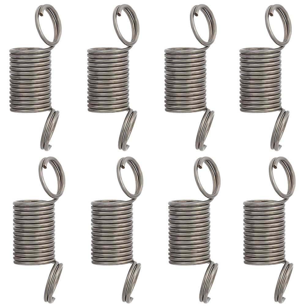 Gunmetal spring bead clamp, coiled metal ring with clasp ends