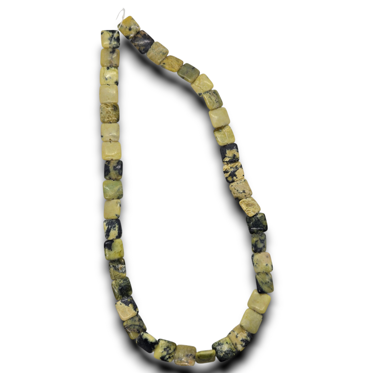 Yellow Turquoise Smooth Square Beads 10x10x4mm – Sold Per Strand Default Title