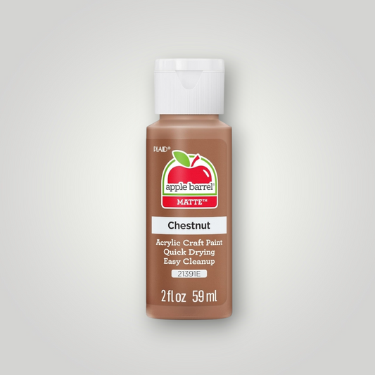 Matte acrylic craft paint, Chestnut brown, 2 fl oz