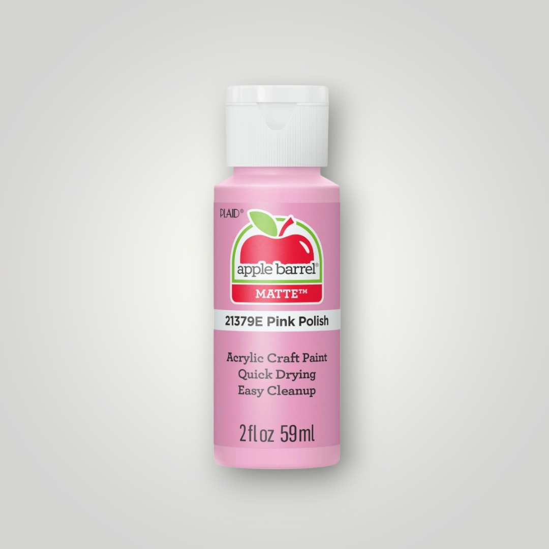 Matte pink acrylic craft paint bottle, 2 fl oz (59 ml)