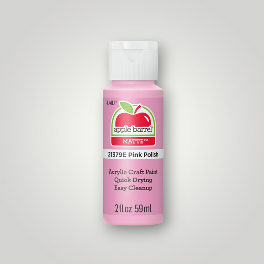 Matte pink acrylic craft paint bottle, 2 fl oz (59 ml)