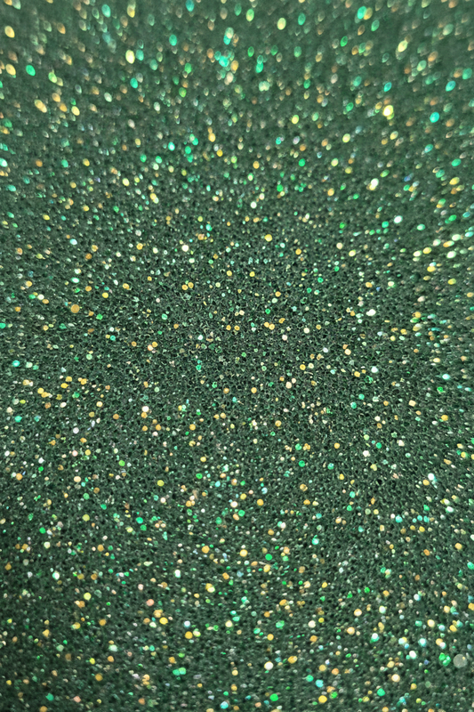 Dark green glitter foam sheet, 8x12 in, 2mm thick