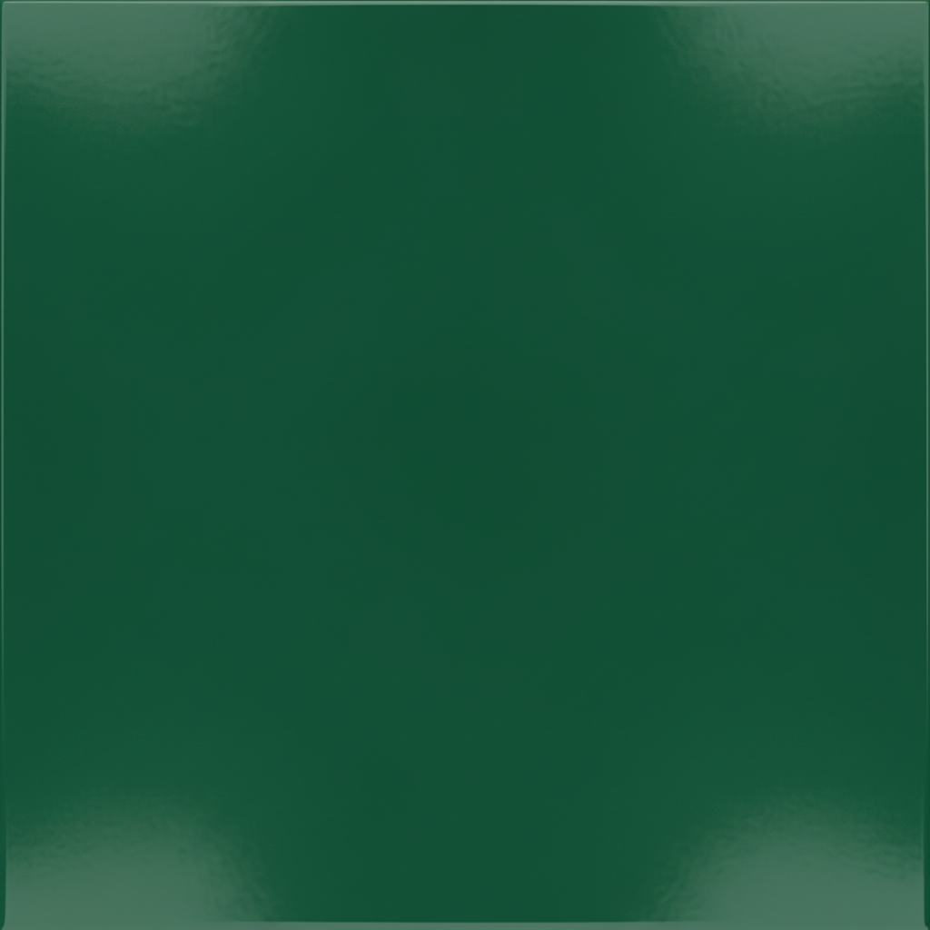 Glossy green vinyl sheet, square 12x12