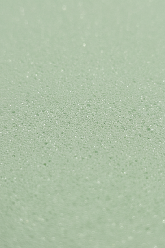 Pale green matte foam sheet, 2mm thick, 8x12 in.