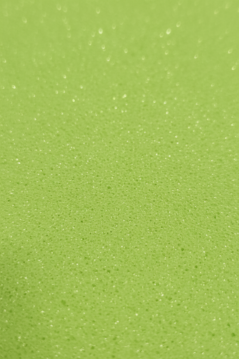 Lime green matte foam sheet, 2mm thick, 8x12 in., textured surface