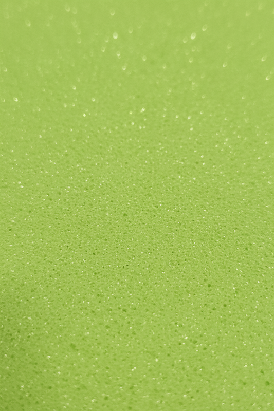 Lime green matte foam sheet, 2mm thick, 8x12 in., textured surface