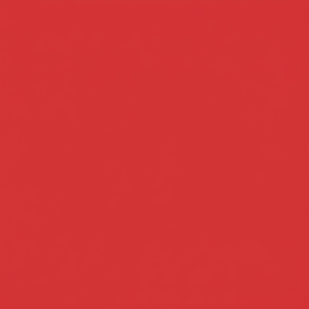 Red matte vinyl sheet, 12x12 square