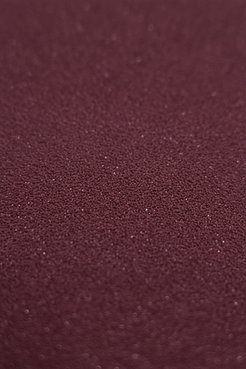 Burgundy matte foam sheet, 2mm thick, 8x12 in., close-up texture