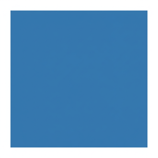 Medium blue matte vinyl sheet, 12x12 in, square
