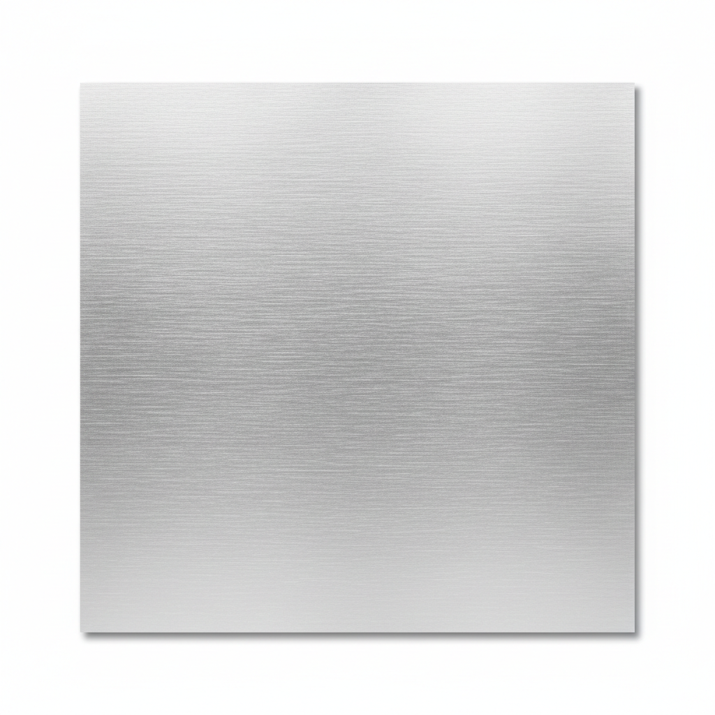 Polished aluminum textured permanent vinyl sheet, square 12x12