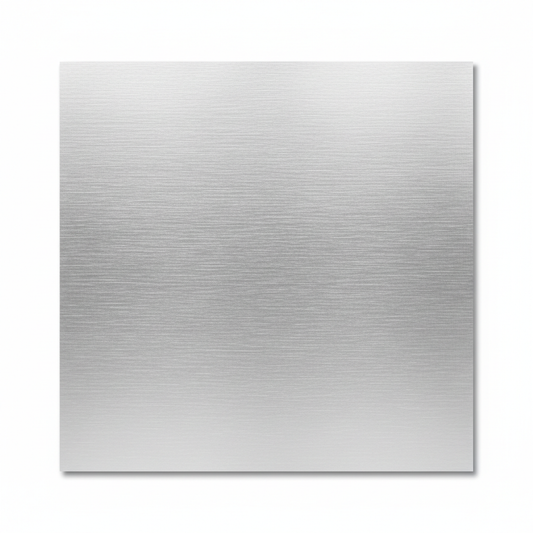 Polished aluminum textured permanent vinyl sheet, square 12x12
