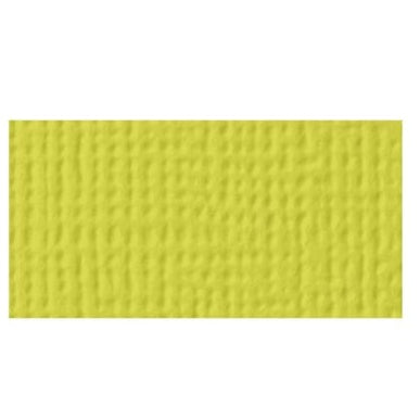 Textured cardstock sheet, lime yellow, 12x12 in