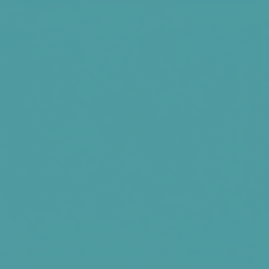 Matte teal vinyl sheet, 12x12-inch, smooth finish.