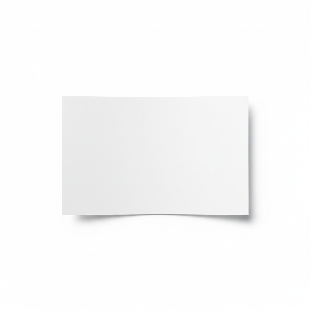 White matte permanent vinyl sheet, 12x12 square